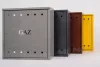 KOM EKO 001 dulap de gaz din oțel inoxidabil 600 × 600 × 250 mm cu perete din spate