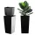 Container inalt din plastic negru Kadax K8048 57,5 cm