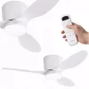 Ventilator de tavan alb EBERG ARX cu lumina LED, 106 cm