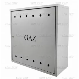   Dulap gaz KOM EKO 003 din oțel inoxidabil 600 × 600 × 250 mm fără peretele din spate