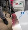 Dulap gaz KOM EKO 003 din oțel inoxidabil 600 × 600 × 250 mm fără peretele din spate