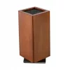 Bloc magnetic rotativ pentru cuțite din lemn de acacia 24,6 cm