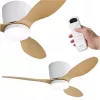 Ventilator de tavan EBERG ARX cu lumina LED, 106 cm, lemn natural