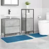 Set de 2 covorașe de baie albastre VidaXL 50 × 50 și 60 × 90 cm