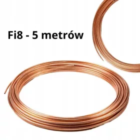 Teava din cupru moale DIAMOND 8 × 1 mm, 5 m