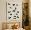 Tabla magnetica alba STALFORM 80 × 50 cm din otel