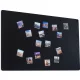 Tabla magnetica din otel negru 80 × 50 cm