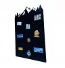 Tabla magnetica neagra STALFORM 75 × 49 cm cu munti
