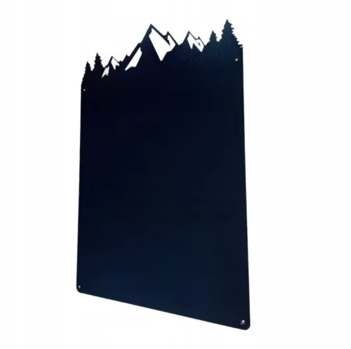 Tabla magnetica neagra STALFORM 75 × 49 cm cu munti