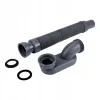 Sifon pentru cadă joasă Tycner 3019/K cu dop cromat clic-clac și scurgere flexibilă