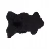 Blană naturală de miel de munte 70 cm XXS, negru-maro