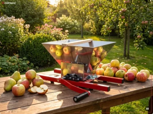 Zdrobitor manual pentru fructe tari Hortmasz FC7-SS, 7 l