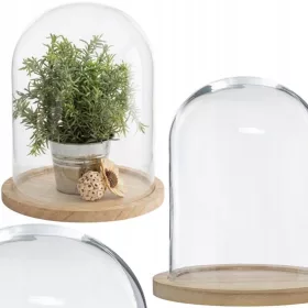 Cupolă decorativă din sticlă Atmosphera 136614A, 29,5 cm