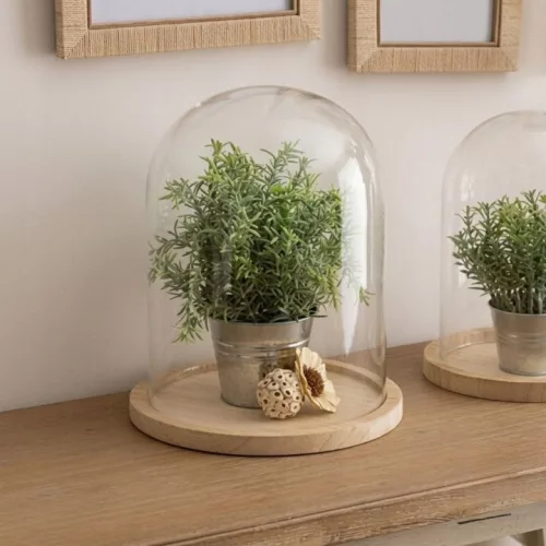 Cupolă decorativă din sticlă Atmosphera 136614A, 29,5 cm