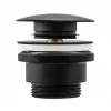 Sifon negru pentru chiuveta Rea REA-A5216 click-clack pentru deschidere 45 mm