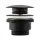 Sifon negru pentru chiuveta Rea REA-A5216 click-clack pentru deschidere 45 mm
