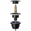 Sifon negru pentru chiuveta Rea REA-A5216 click-clack pentru deschidere 45 mm