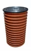 Ax de control al drenajului 315 mm cu capac, teava PP 100 cm lungime