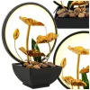 Fântână de masă WJ27 cu frunze de lotus și LED 28 cm