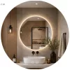 Oglinda rotunda LED TODOMI 80 cm cu incalzire