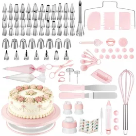 Set de patiserie pentru decorarea torturilor, 137 de piese