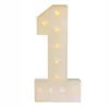 Numar 1 iluminat cu 10 LED-uri, inaltime 100 cm