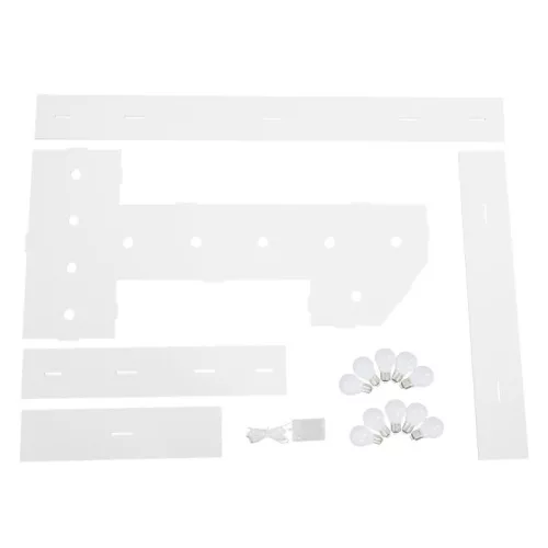 Numar 1 iluminat cu 10 LED-uri, inaltime 100 cm