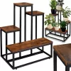Suport pe patru niveluri Renew Force 67 cm decor din metal și lemn