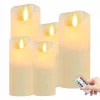 Set de 5 lumânări LED cu telecomandă și temporizator