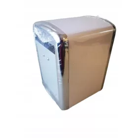   Set dublu de dozatoare pentru șervețele din metal alb Clarina 5748