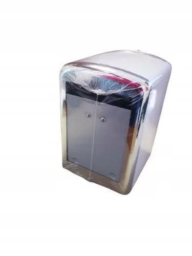 Set dublu de dozatoare pentru șervețele din metal alb Clarina 5748