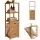 NUXIO N15011N cos de rufe din bambus bej 60 l