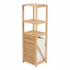 NUXIO N15011N cos de rufe din bambus bej 60 l