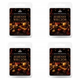 Set de 4 lumânări parfumate Lucsoy Seara de toamnă 70 g