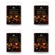 Set de 4 lumânări parfumate Lucsoy Seara de toamnă 70 g
