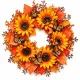 Coroană de toamnă Art cu floarea-soarelui, 40 cm