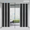 Suport negru pentru perdele 122–305 cm cu tije reglabile