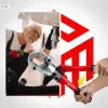 Presă hidraulică manuală ZAM Line ZAM-O2301-2 cu 8 inserții TH/U și carcasă