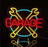 Semn LED GARAGE cu chei 31,5 × 27 cm pe USB