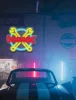 Semn LED GARAGE cu chei 31,5 × 27 cm pe USB