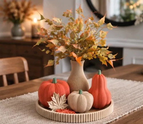 Set decor de toamna LORVÉ cu dovleci si tava