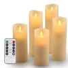 Set de 5 lumânări LED cu efect de flacără și telecomandă