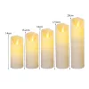 Set de 5 lumânări LED cu efect de flacără și telecomandă