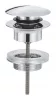 Sifon cromat pentru chiuveta GROHE 65807000 click-clack cu preaplin