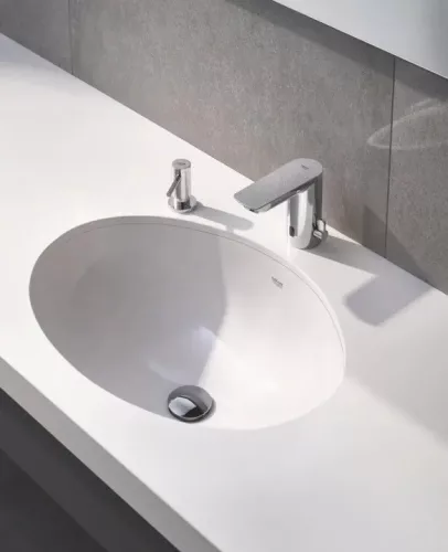 Sifon cromat pentru chiuveta GROHE 65807000 click-clack cu preaplin