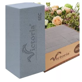 Spumă florală uscată Victoria SEC 23,5 × 11 cm, 20 buc