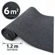 Covor adeziv gri închis Eurodeco 6 m², 4,7 mm