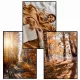 Set 3 postere eviero cu padure de toamna 50 × 70 cm