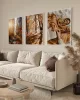 Set 3 postere eviero cu padure de toamna 50 × 70 cm
