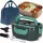 Lunch box electric 1502 ml cu geantă termoizolantă, verde